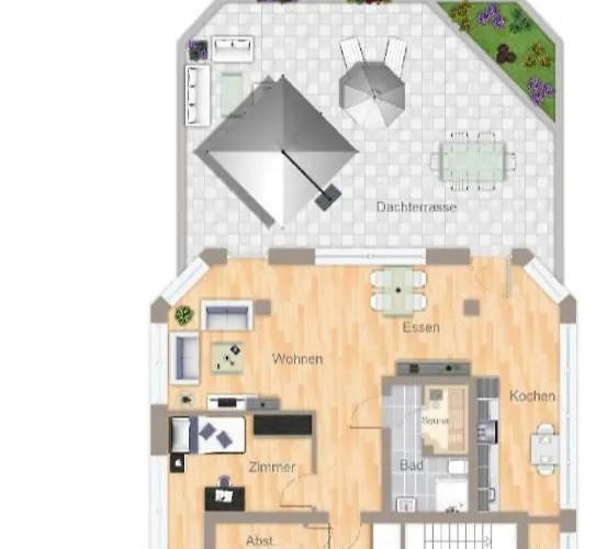 Im Herzen Von Wiesdorf- Blick Auf Bayer-kreuz -appartement Mit 2 Schlafzimmern & 3 Betten-fuer 4 Personen -zentral Gelegen - Friedrich Ebert Platz 5a , 4te Etage -kein Aufzug -lift- Dachterrasse Und Sauna - Kaution Pflicht - Lägenhet Leverkusen
